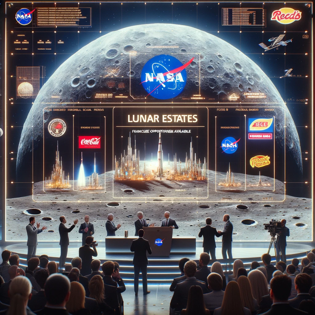 NASA Announces Plans to Franchise the Moon: Lunar Real Estate Goes Commercial